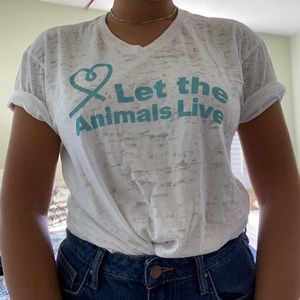 Let the animals live t-shirt